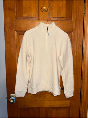 Women's Houdini Alto Half Zip Sweatshirt Size S Beige